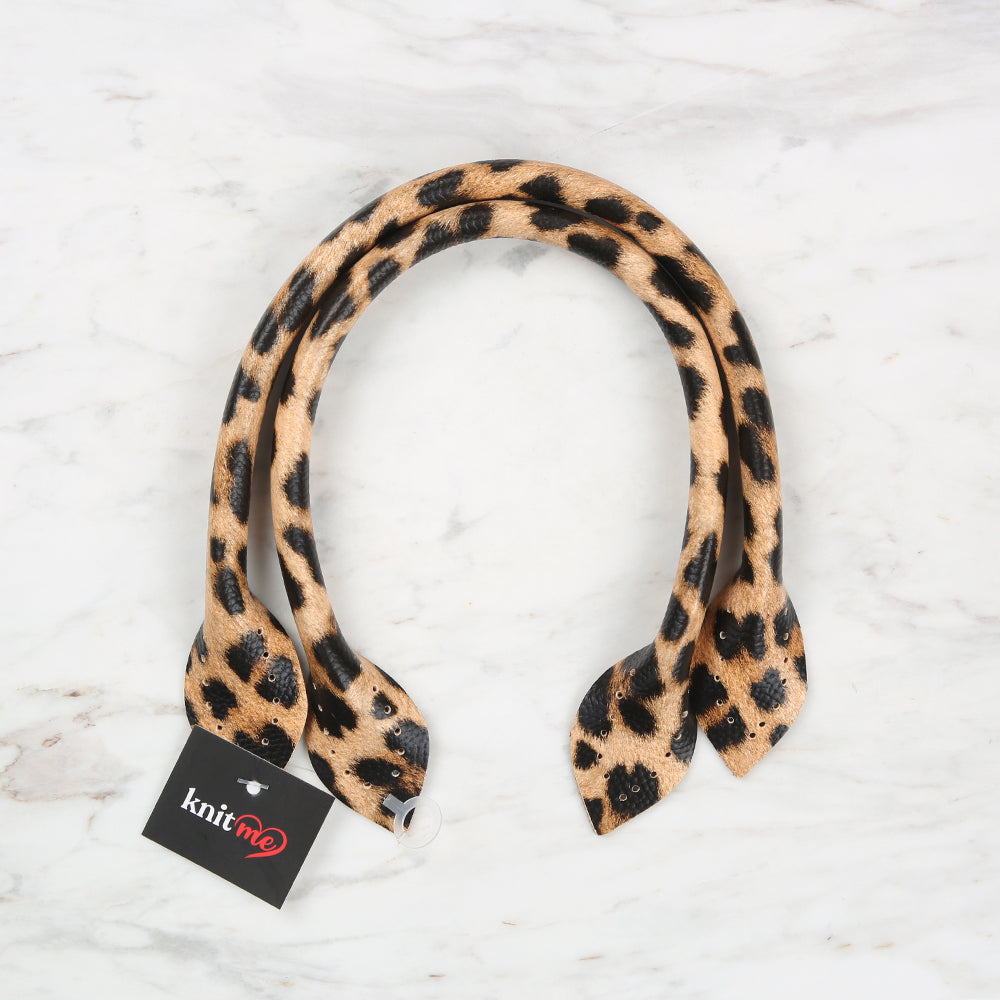 Knitme Penguen Çanta Askısı 43 cm Leopar BA-0042